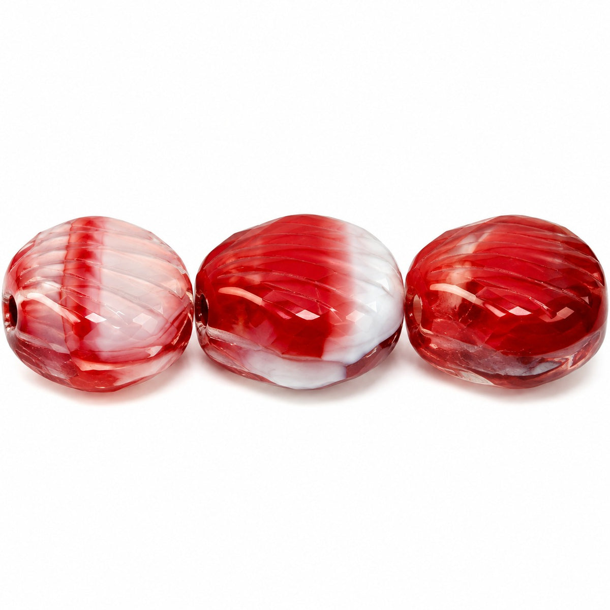 Small Shell Beads, X2446 (x2446), Glass, Czech Republic