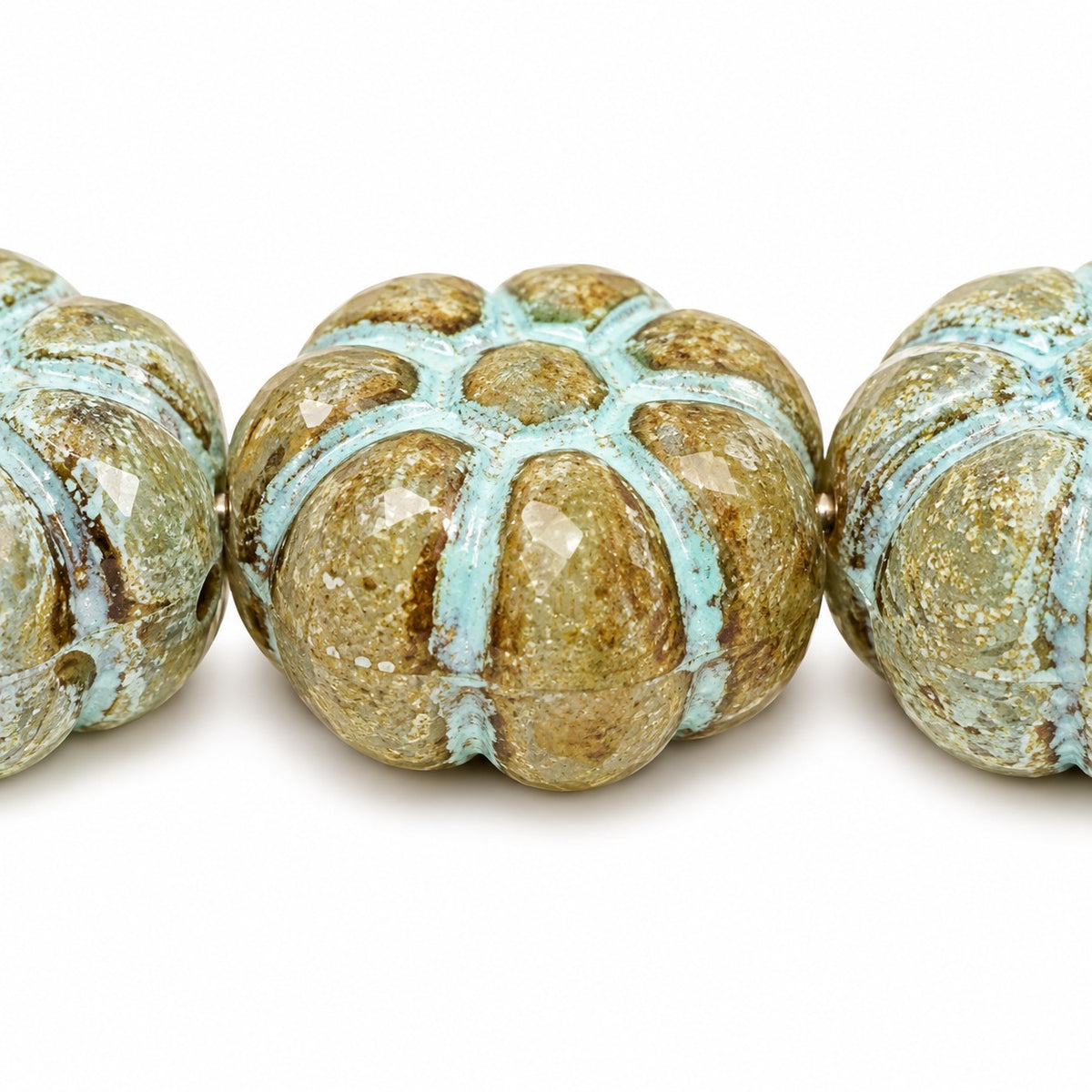Flat Flower Beads, X1840 96816 (x1840-96816), Glass, Czech Republic