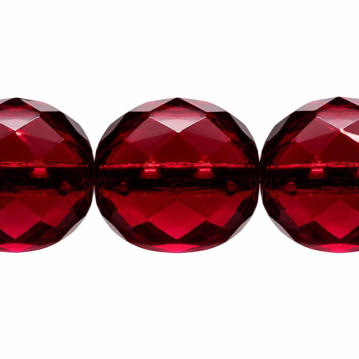 Faceted Round Fire Polished Beads, Amethyst (20060), Glass, Czech Republic