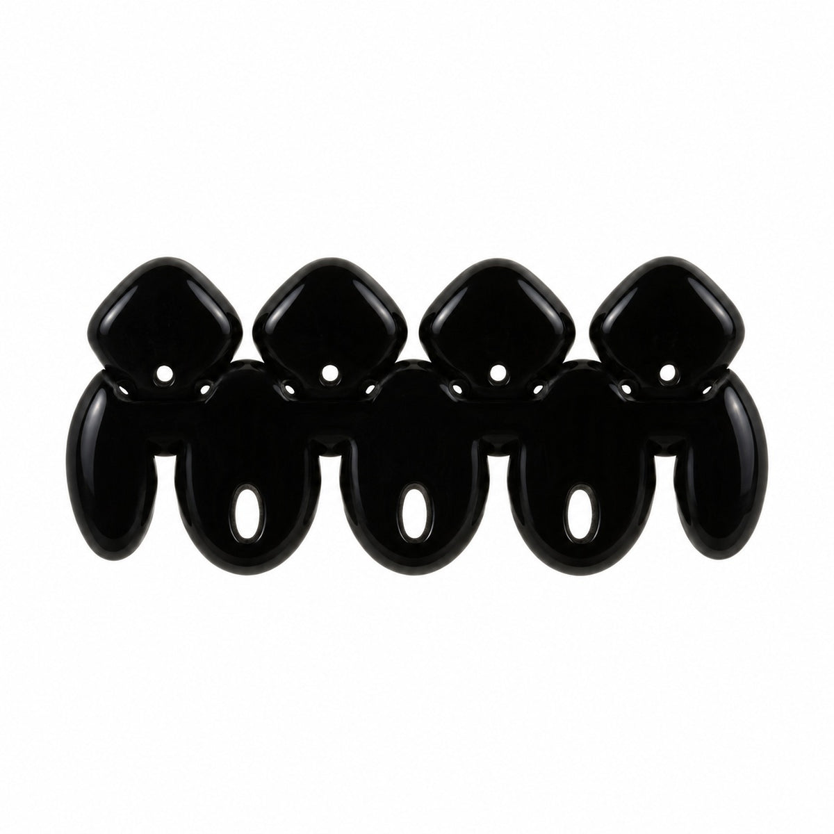 Special Dagger Beads, Black (23980), Glass, Czech Republic