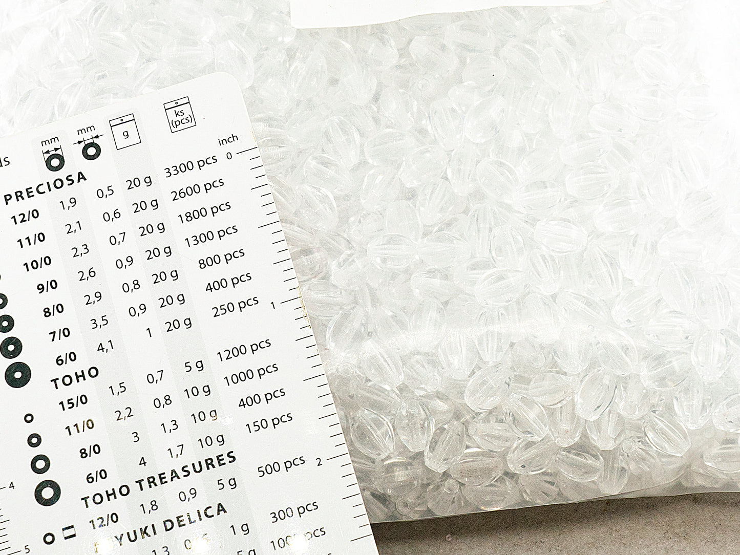 アウトレット 250g ファセット加工 ファイアポリッシュ オーバルビーズ オリーブ 8 x 6 mm クリスタル (00030-) ガラス チェコ共和国