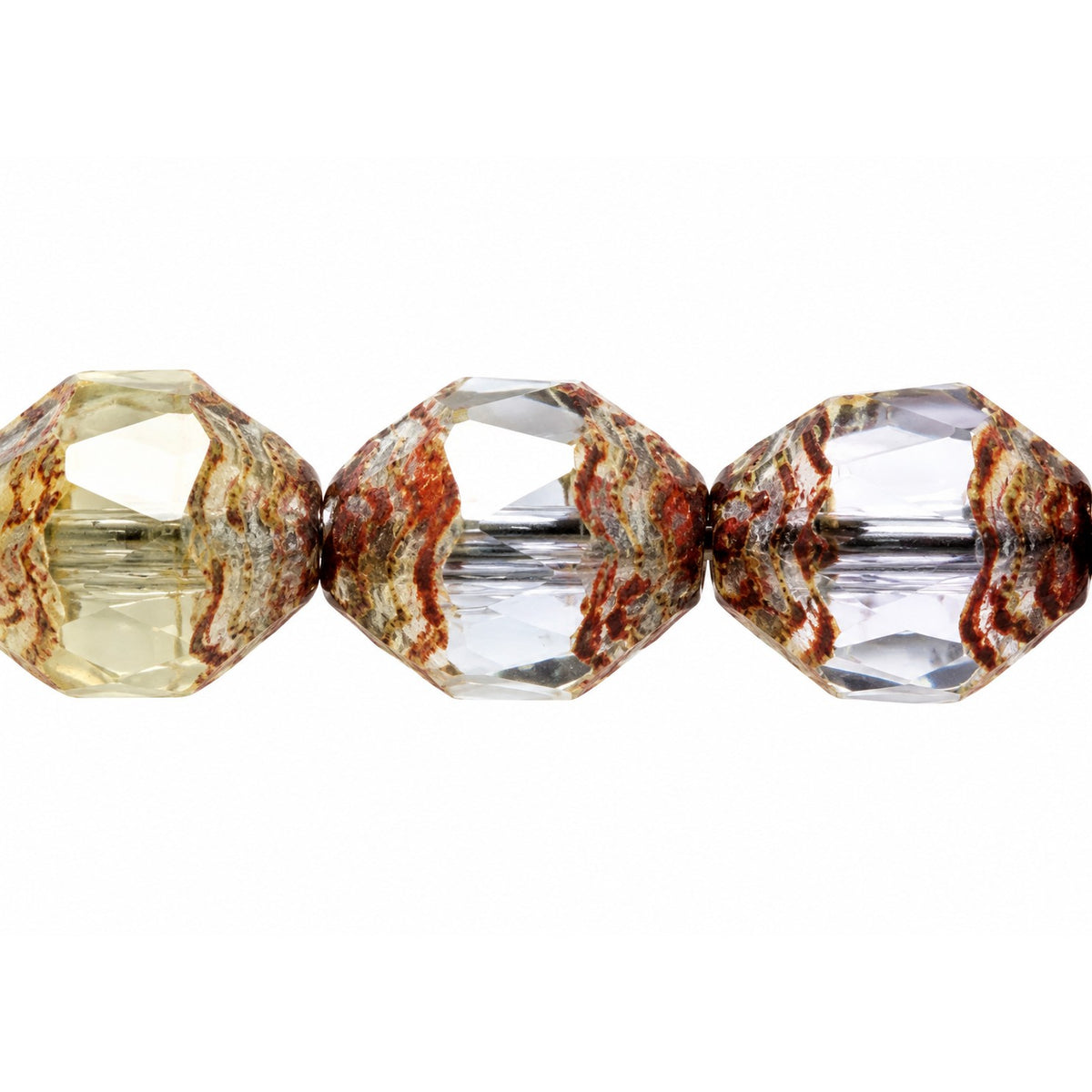 Special Cut Faceted Fire Polished Beads, T1022 Stain Strong (t1022-86805), Glass, Czech Republic