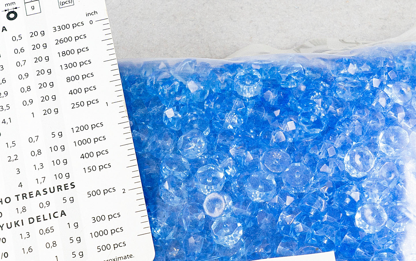 アウトレット 250g ファセットファセットファイヤーポリッシュロンデルビーズ、8 x 4 mm、透明ブルー(30010)、ガラス、チェコ共和国