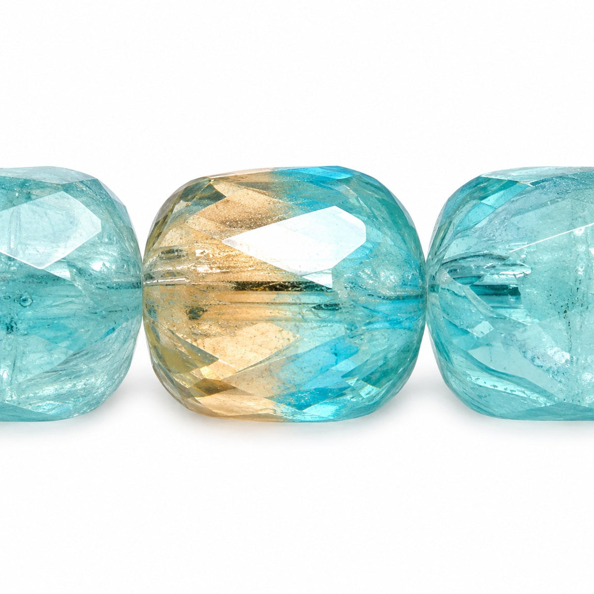 Fire Polished Faceted Cathedral Beads, X1144 (x1144), Glass, Czech Republic