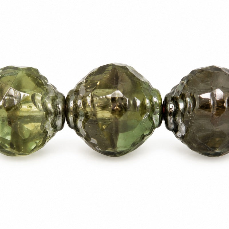 Wasp Special Cut Faceted Fire Polished Beads, X2370 Platin (x2370-13702), Glass, Czech Republic