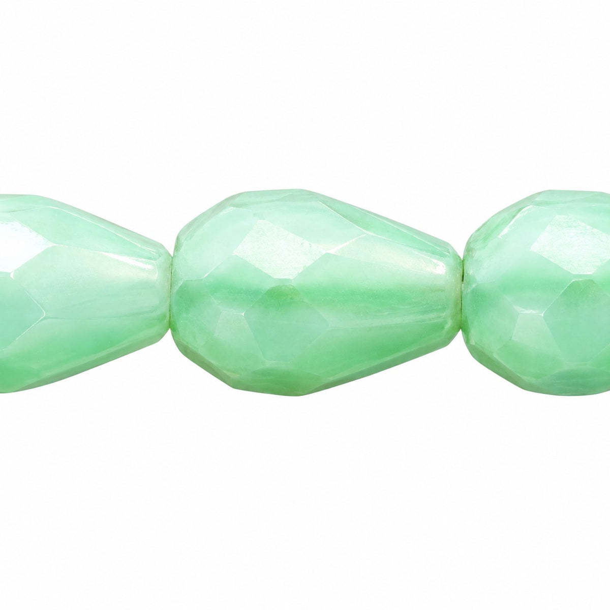 Faceted Fire Polished Beads Special Cut, Copper Lined (54200), Glass, Czech Republic