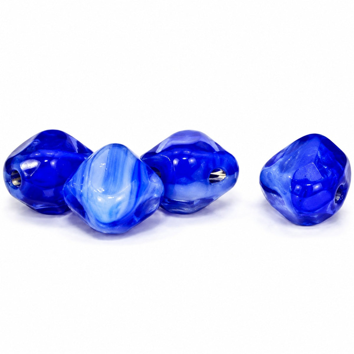 Silky 2-Hole Square Beads, S0360 (s0360), Glass, Czech Republic