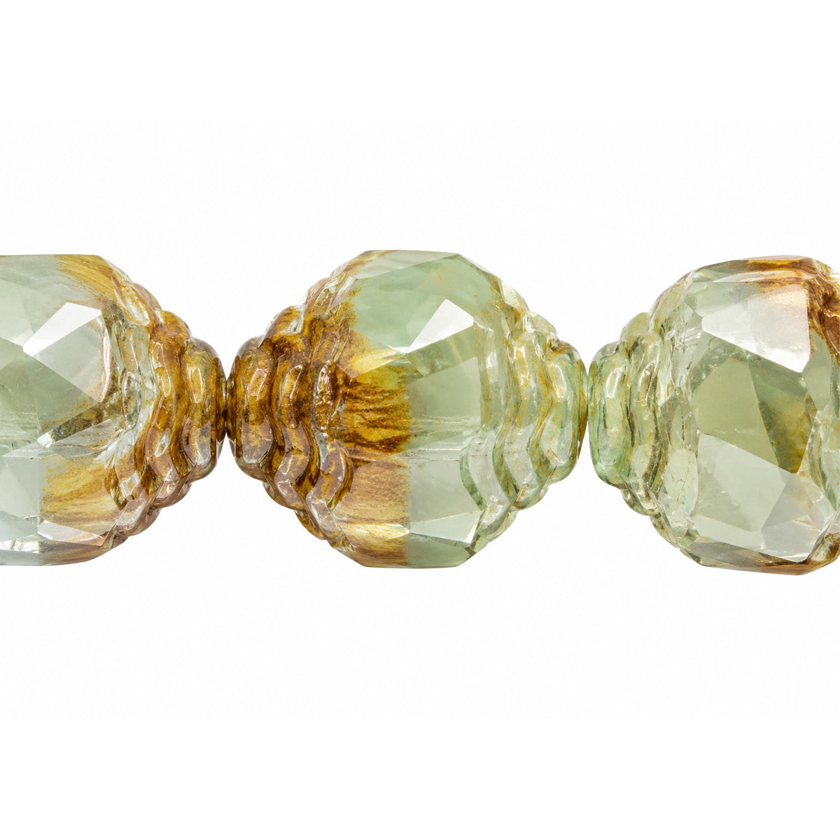 Special Cut Faceted Fire Polished Beads, X1173 (x1173), Glass, Czech Republic