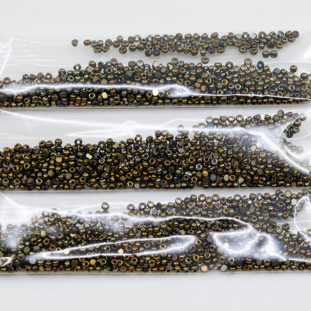 OUTLET 5 grams Special Machine Cut Rocailles X-Charlotte , 11/0, Mix Metallic Colors (59115), Glass, Czech Republic