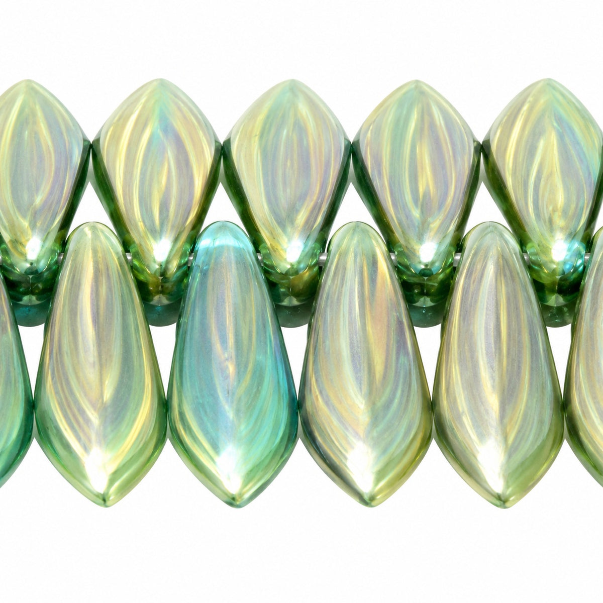 Dagger Beads, X1143 (x1143), Glass, Czech Republic