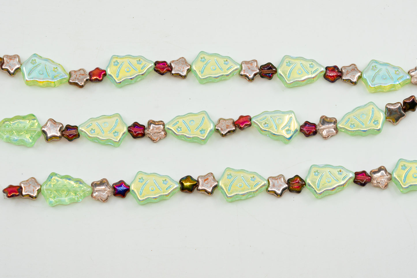 アウトレット 1個 ストランドビーズ ミックスストランド クリスマス