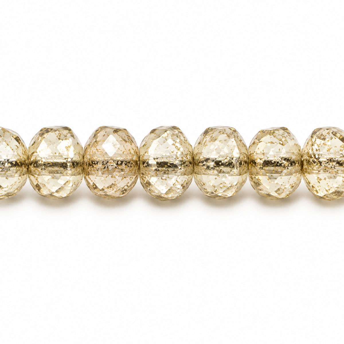 Special Cut Faceted Fire Polished Beads, Gray Terracotta Silver (40000-15481), Glass, Czech Republic