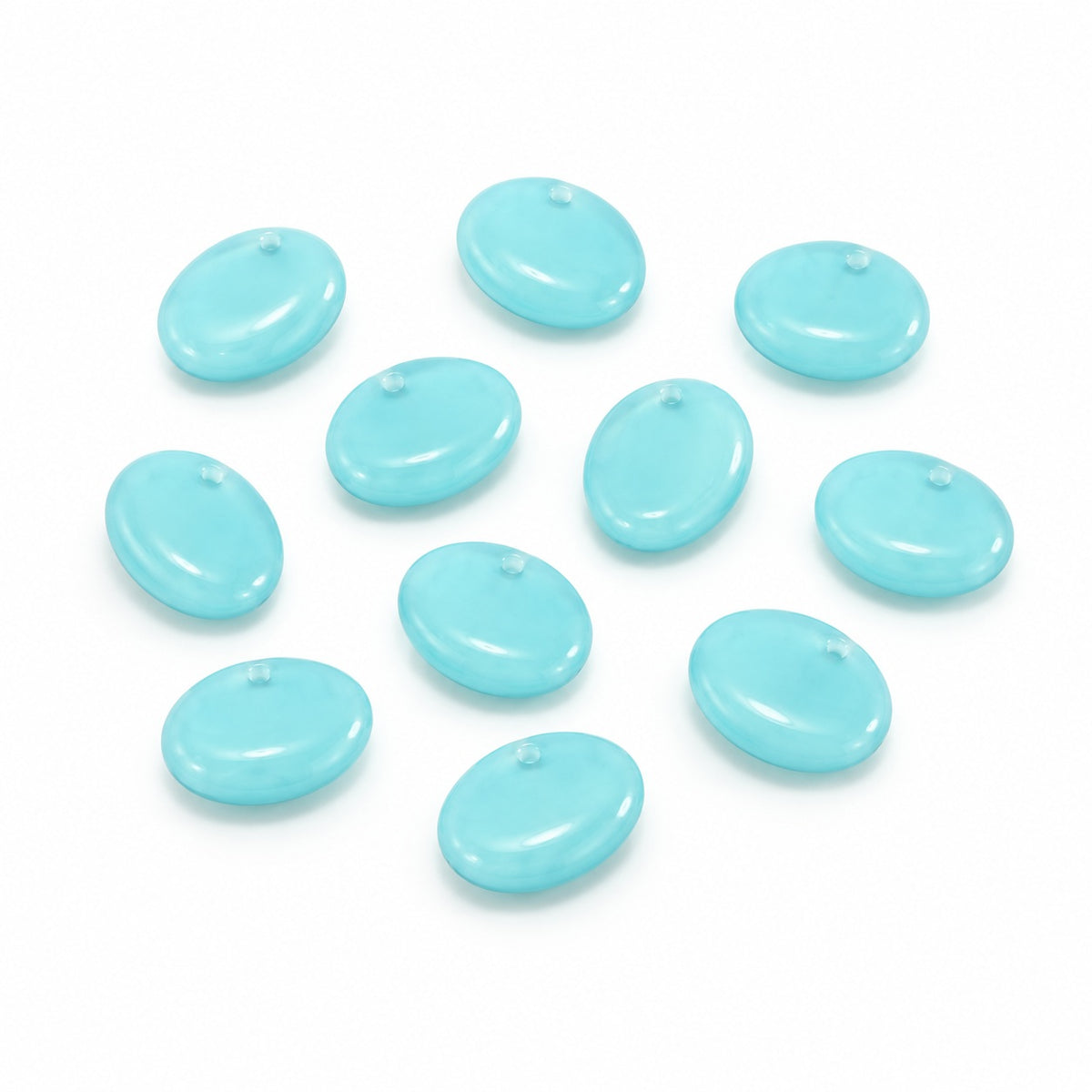 Oval Lentil Beads, X1564 (x1564), Glass, Czech Republic