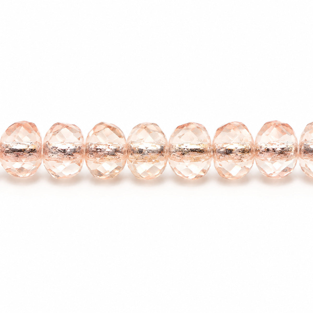 Special Cut Faceted Fire Polished Beads, Transparent Pink Ab (70120-28701), Glass, Czech Republic