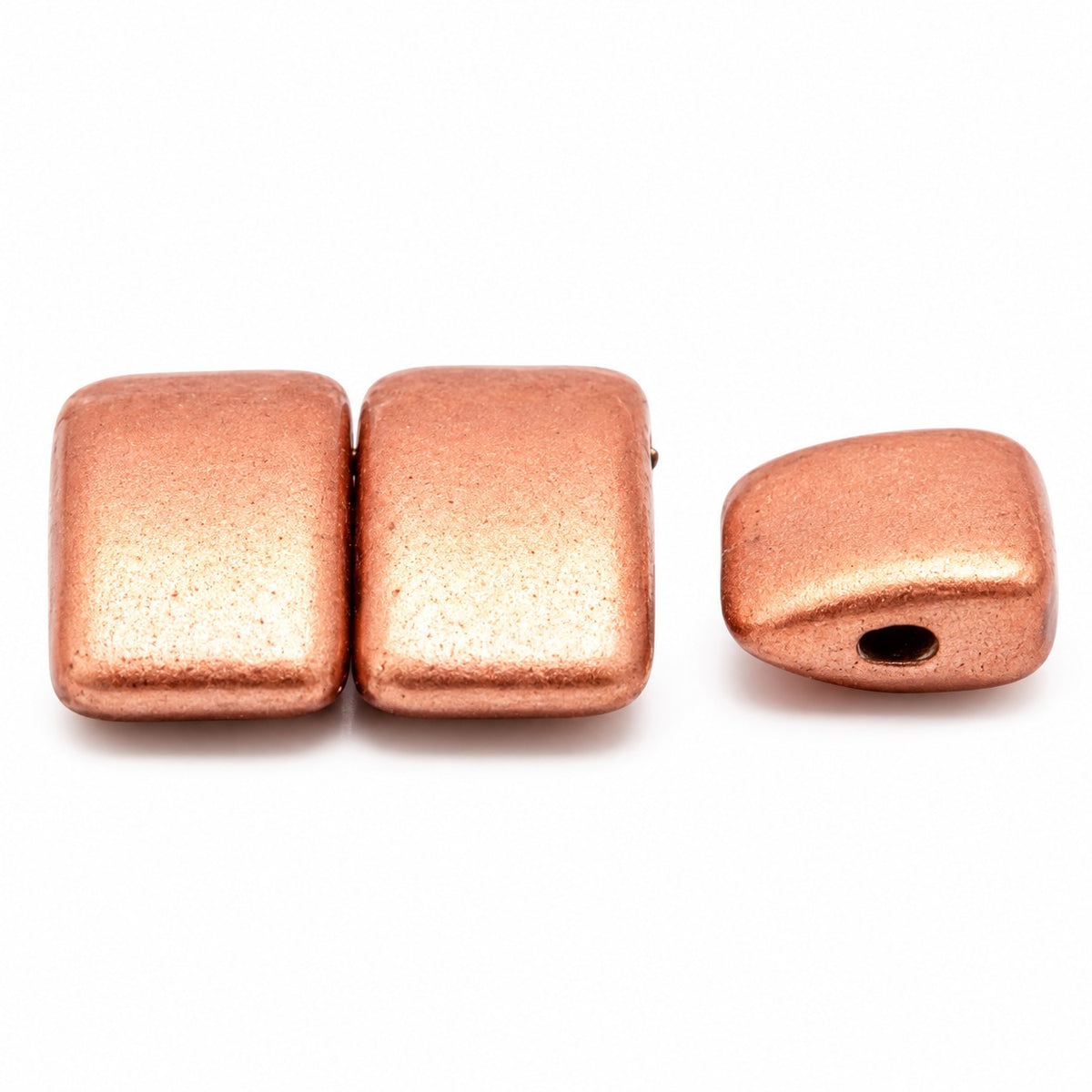 Carrier Beads, Crystal Light Vintage Copper (00030-01770), Glass, Czech Republic