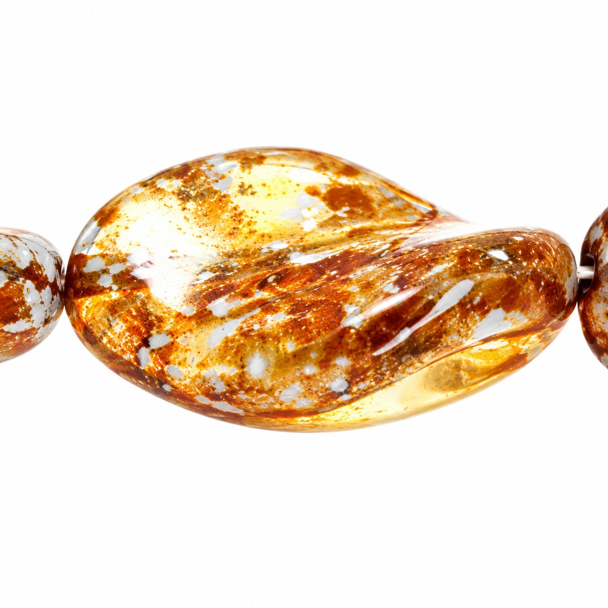Curved Oval Beads, Crystal Stain Strong 94308 (00030-86805-94308), Glass, Czech Republic