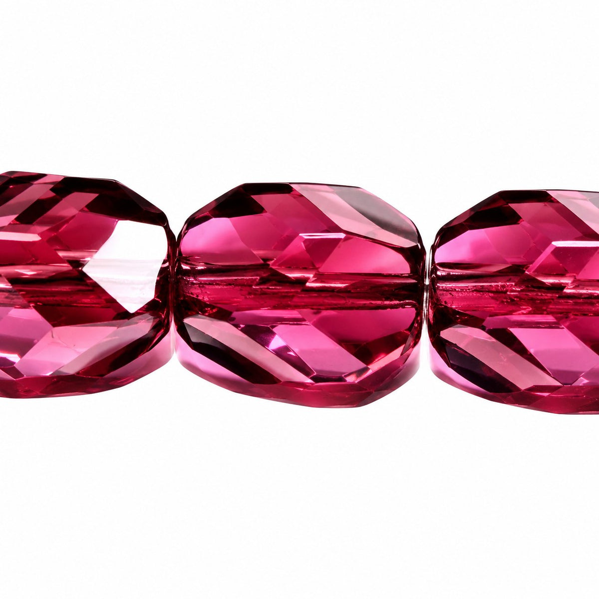 Fire Polished Faceted Stone-Like Beads Special Cut, Amethyst (20060), Glass, Czech Republic