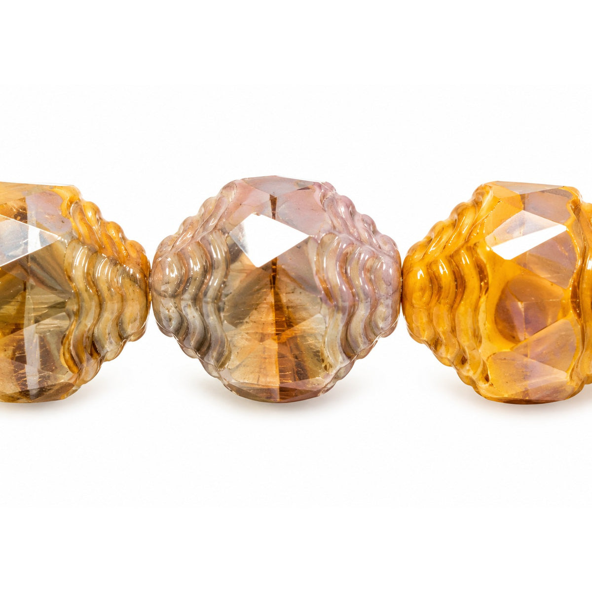 Special Cut Faceted Fire Polished Beads, X1021 (x1021), Glass, Czech Republic