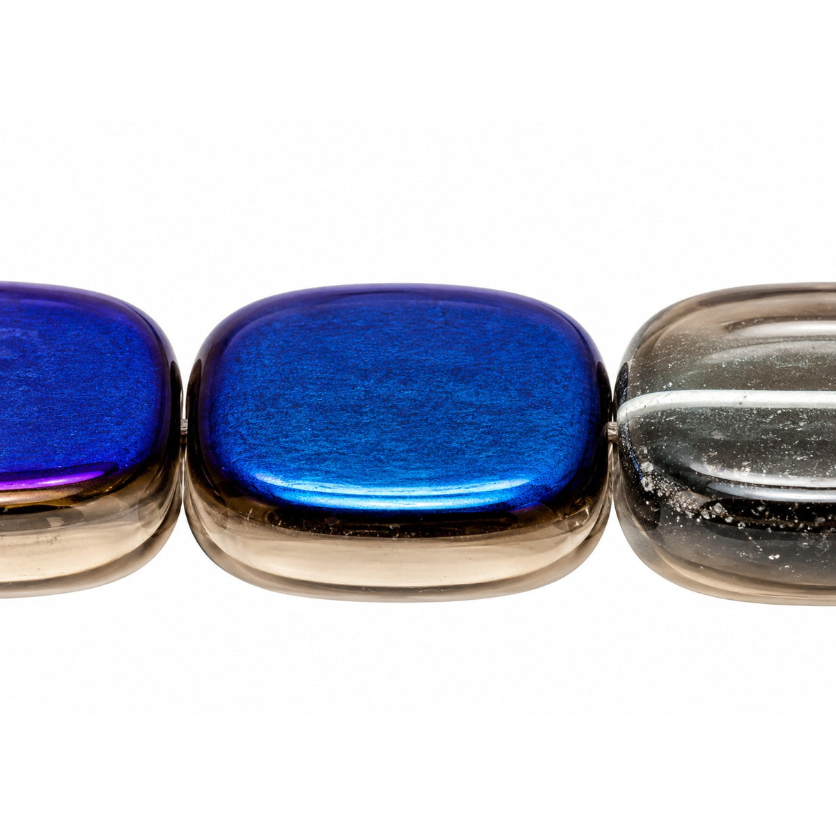 Shaped Pressed Beads, Crystal 22201 (00030-22201), Glass, Czech Republic