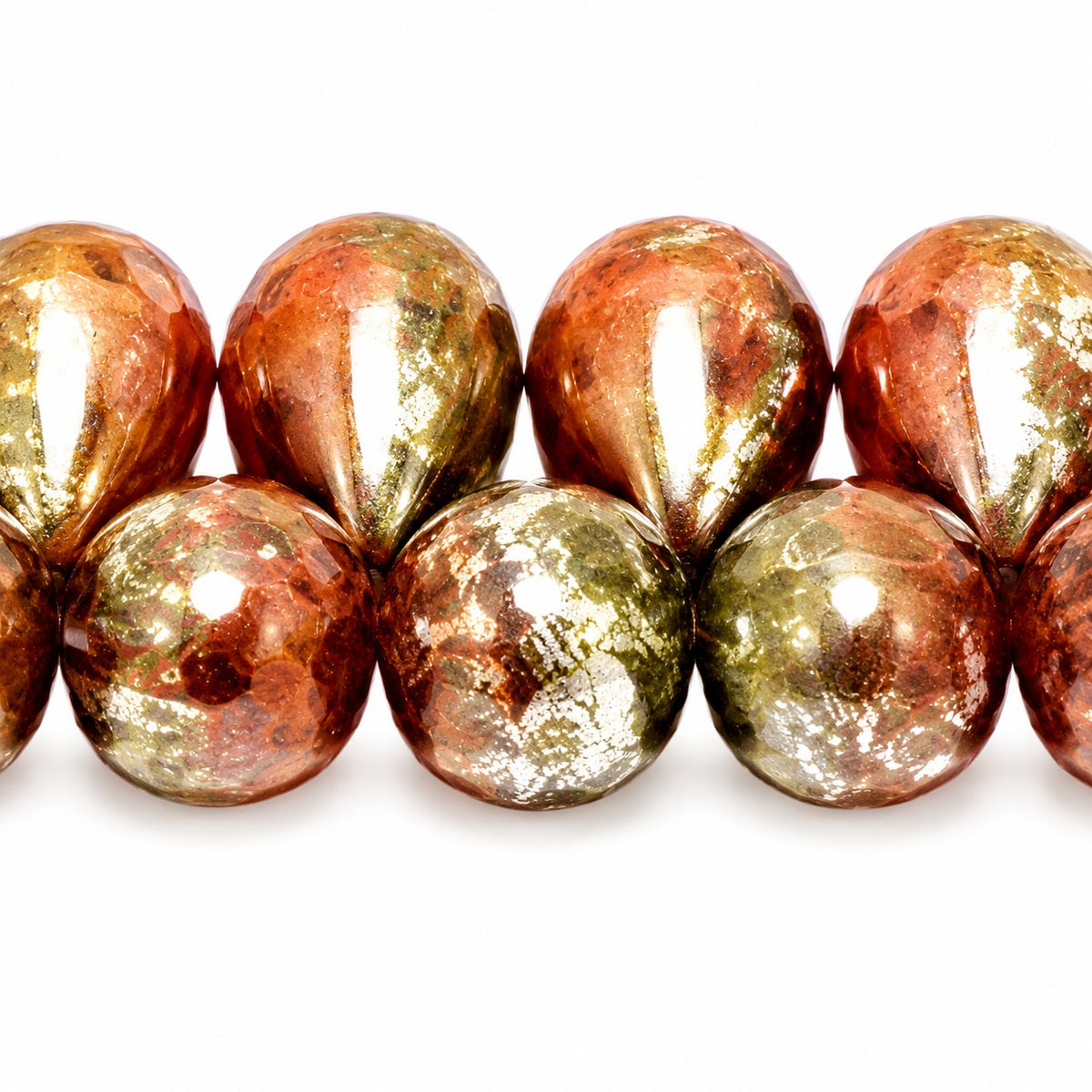 Drop Beads, X3146 Picasso (x3146-43400), Glass, Czech Republic