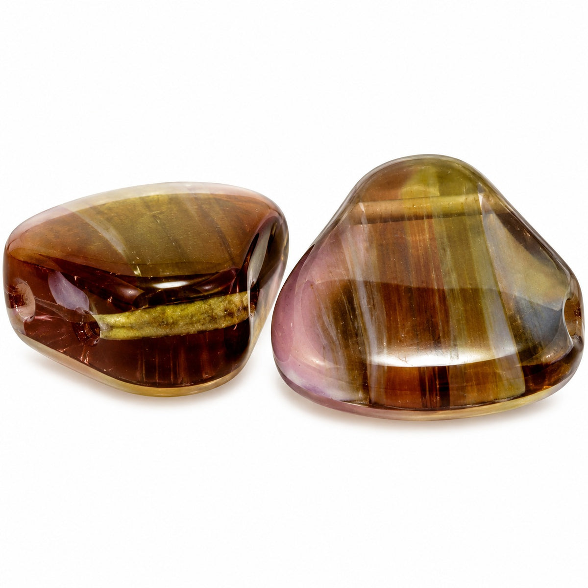 Seashell Beads, X1727 (x1727), Glass, Czech Republic