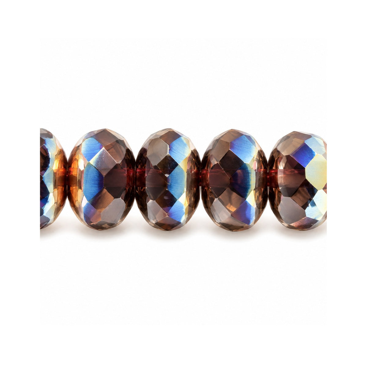 Special Cut Faceted Fire Polished Beads, Transparent Amethyst Prismatic Phoenix (20080-27104), Glass, Czech Republic