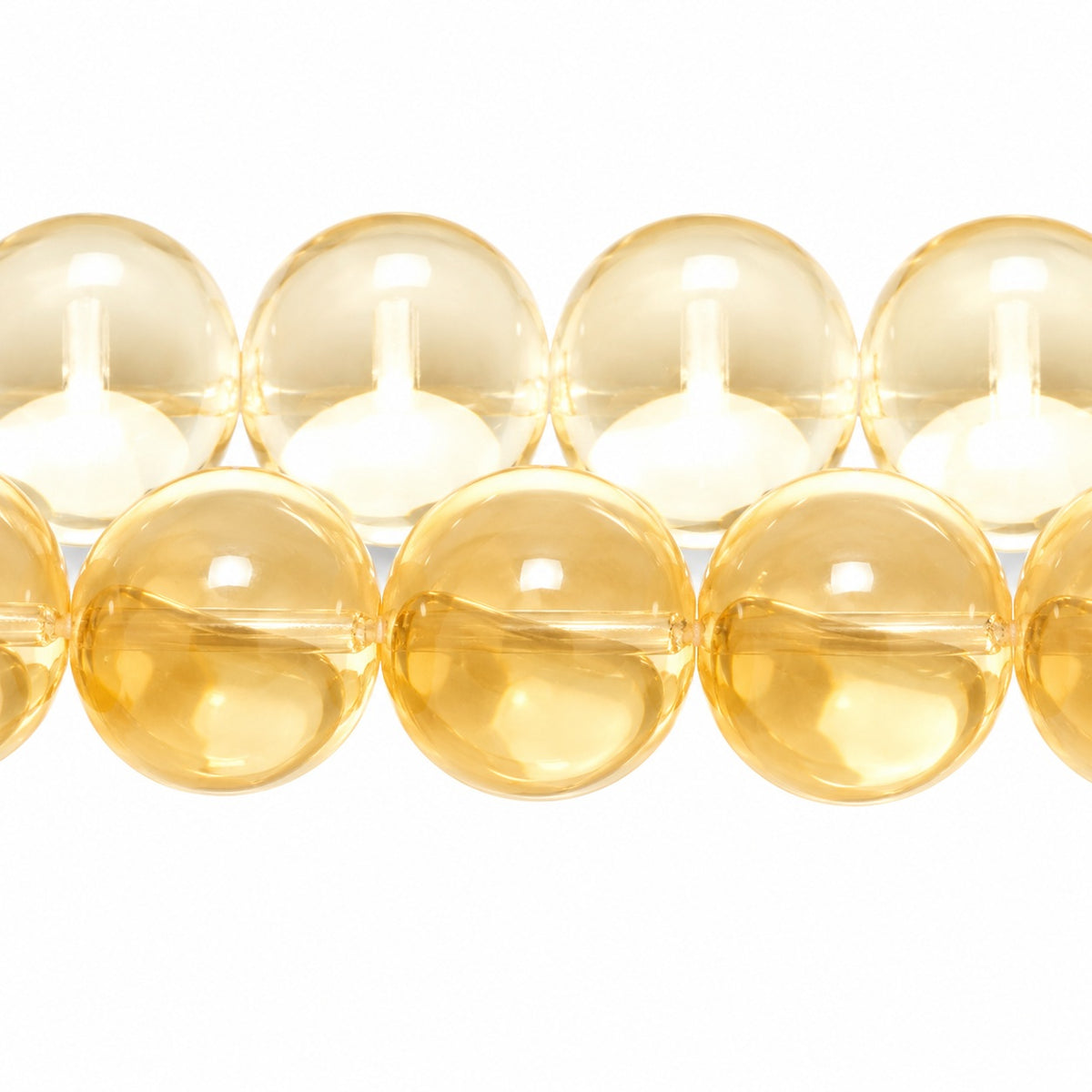 Drop Beads, Topaz Yellow Transparent (10000), Glass, Czech Republic