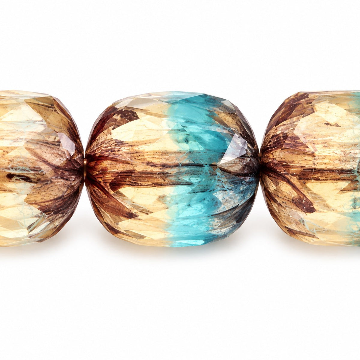 Faceted Fire Polished Beads Special Cut, X1144 Luster Violet Full Coated (x1144-14496), Glass, Czech Republic