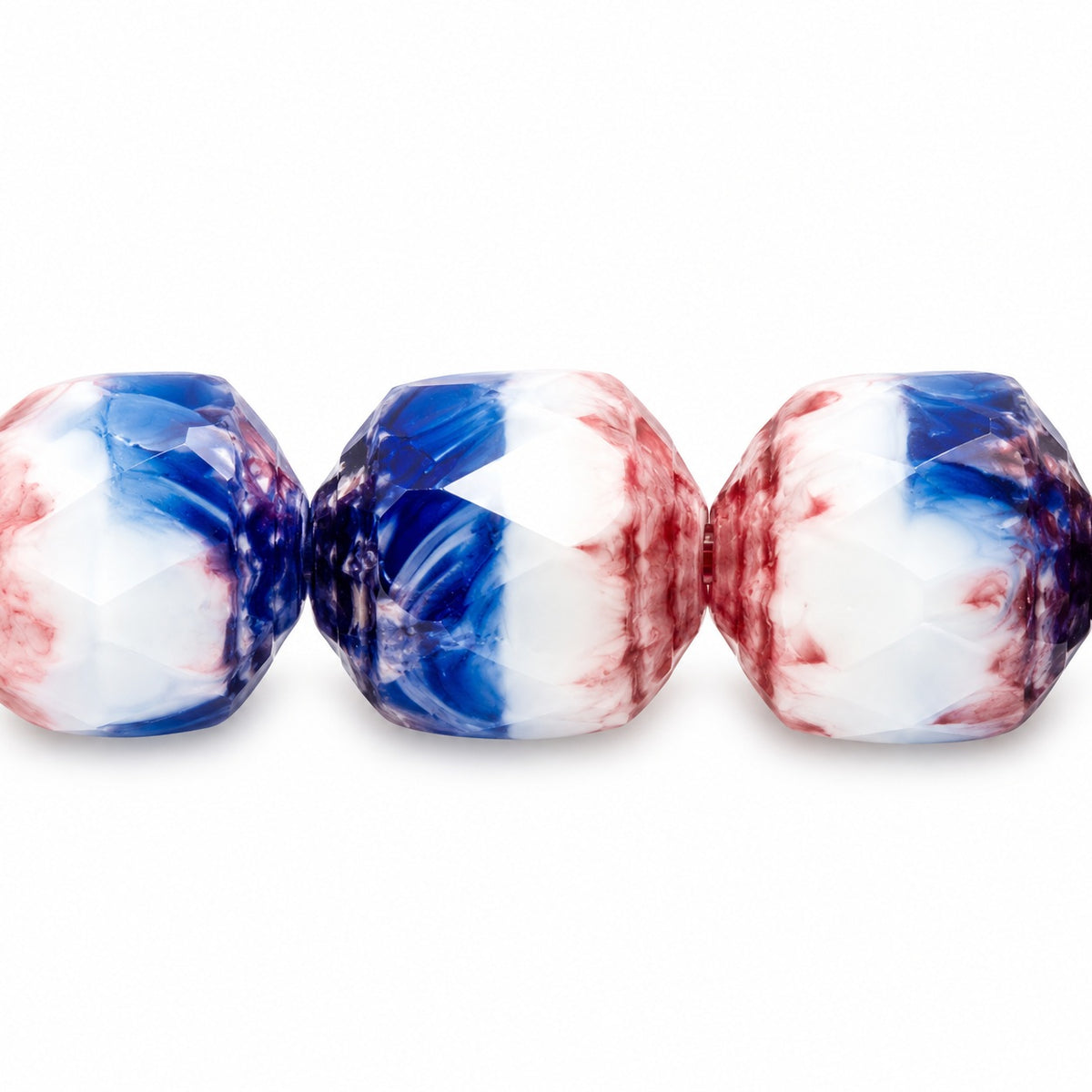 Cathedral Faceted Fire Polished Beads, X3080 Purple (x3080-15726), Glass, Czech Republic