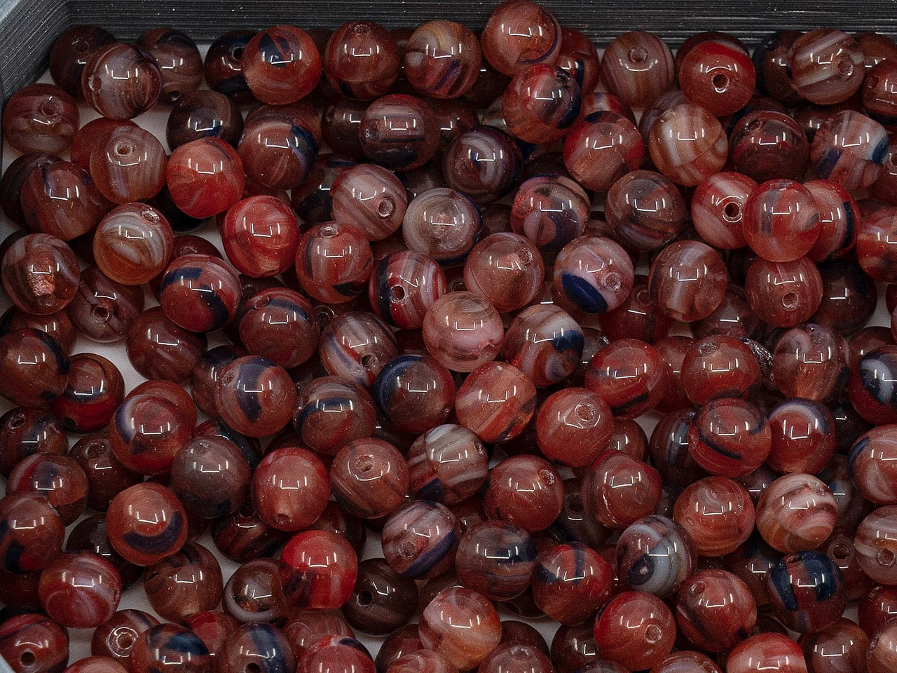 OUTLET Round Beads, 4 mm, Glass, Czech Republic