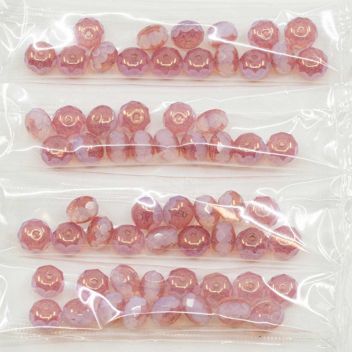 奥特莱斯 10 克多面火抛光灯笼大教堂珠,6 x 9 毫米,混合颜色 (01000-14495),玻璃,捷克共和国