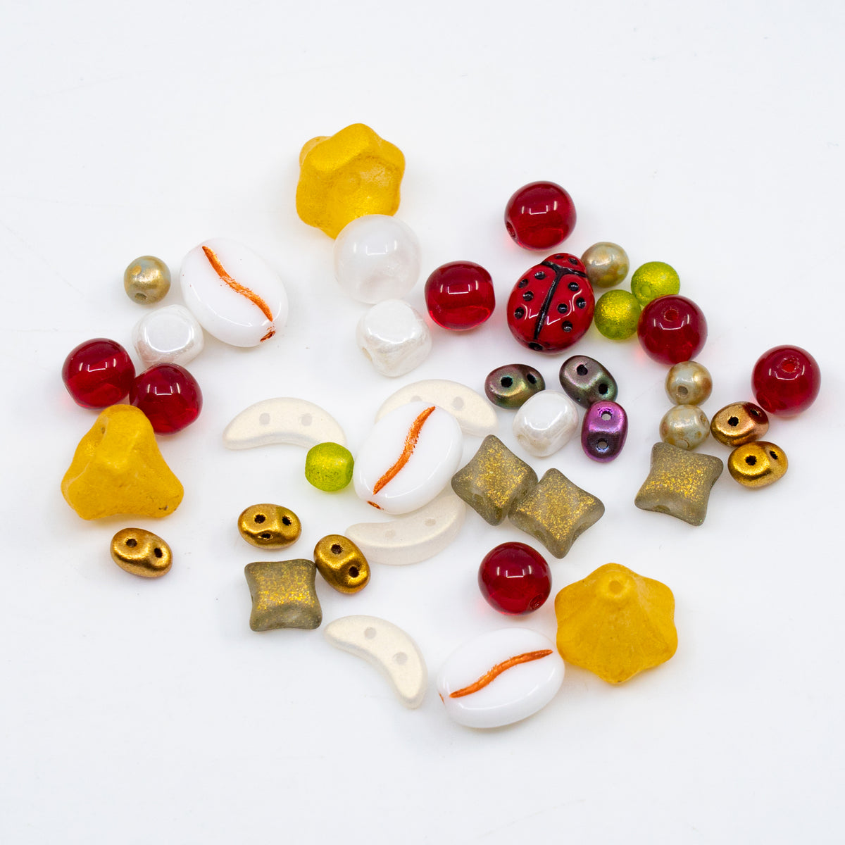 OUTLET 10 grams Glass Bead Mix By Kids, mi x 0 mm, Mix 04 (4), Glass, Czech Republic