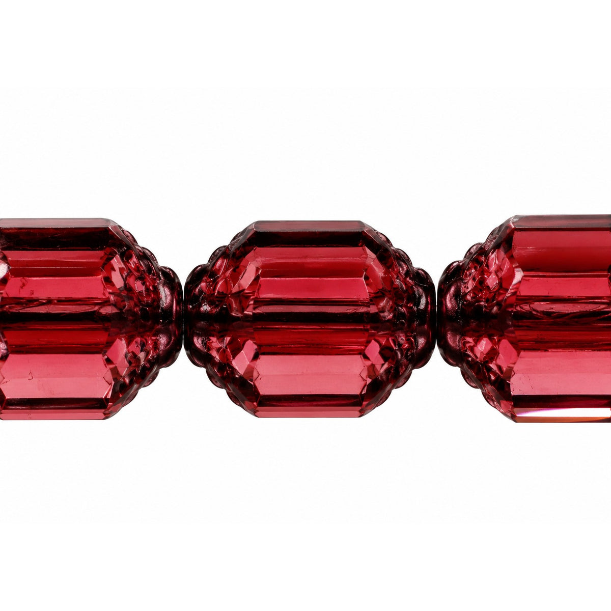 Special Cut Faceted Fire Polished Beads, Transparent Light Amethyst (20040), Glass, Czech Republic