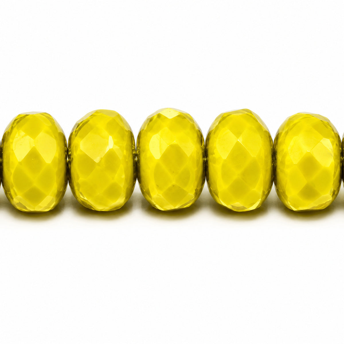 Special Cut Faceted Fire Polished Beads, Opaque Green (53400), Glass, Czech Republic