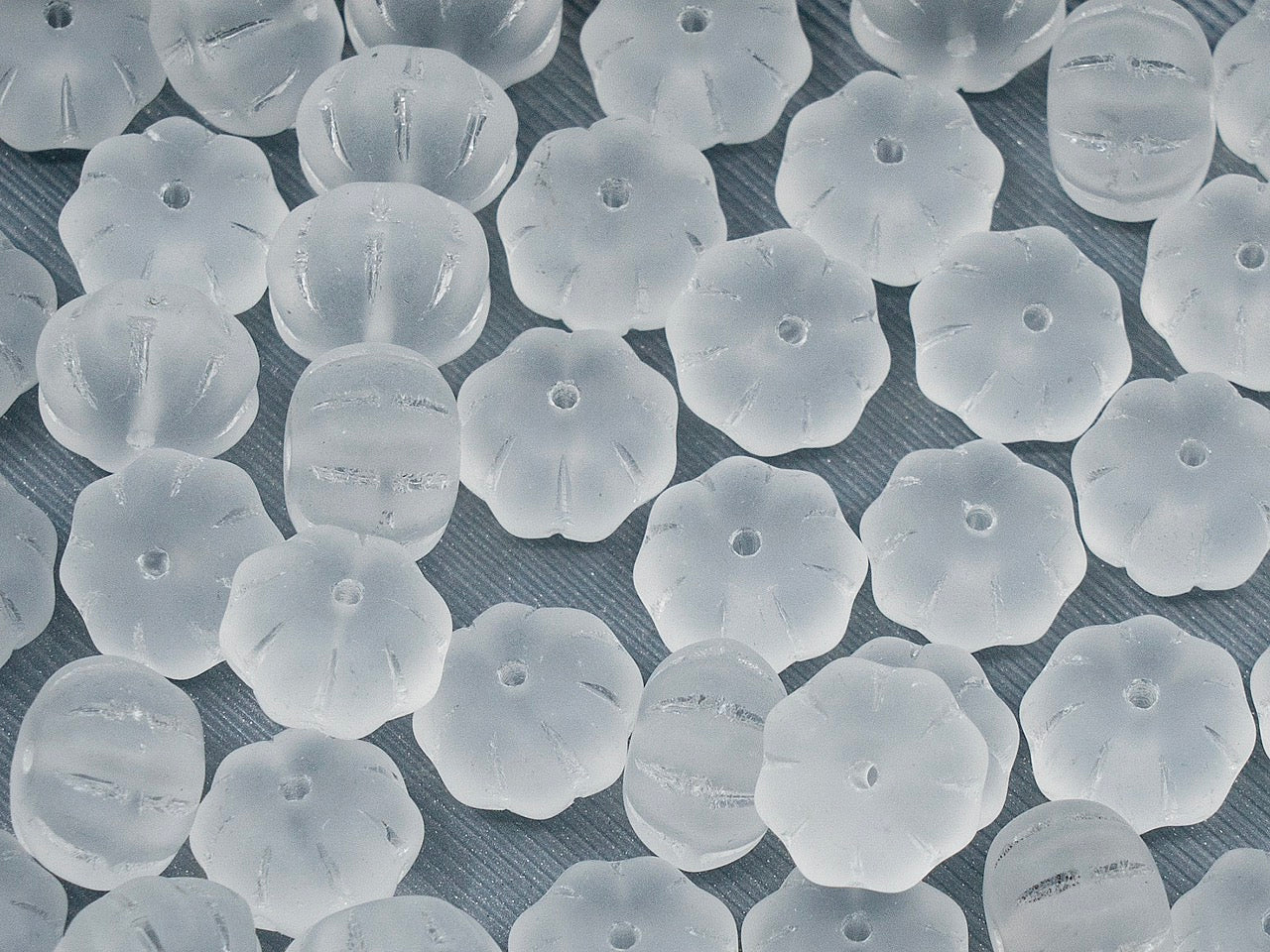 OUTLET Pumpkin Beads, 8x11 mm, Glass, Czech Republic