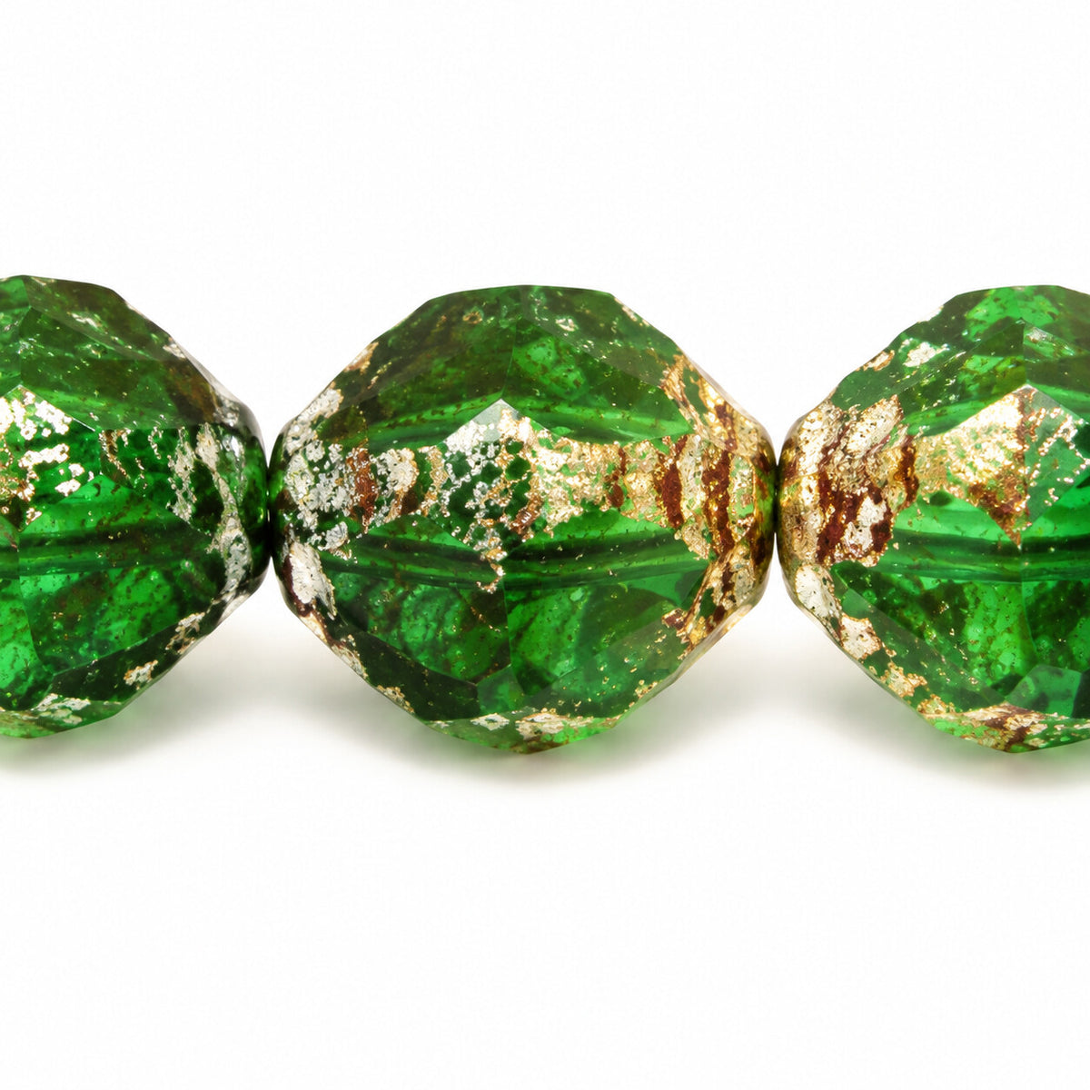 Wasp Special Cut Faceted Fire Polished Beads, T1027 Picasso (t1027-43400), Glass, Czech Republic