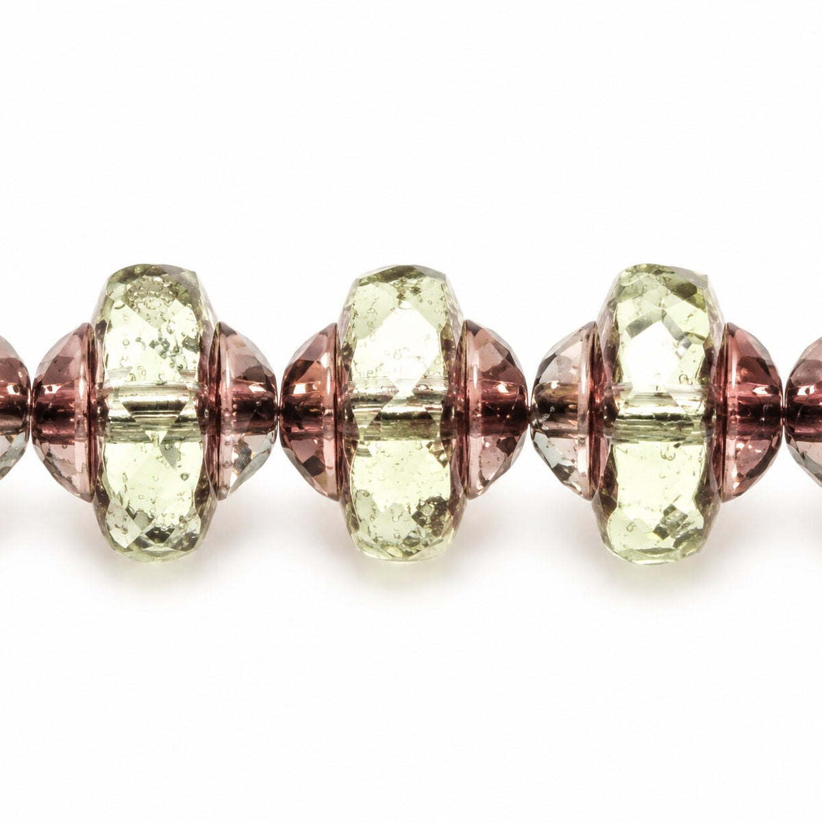 Faceted Special Cut Beads Ufo, T1029 Bronze (t1029-14415), Glass, Czech Republic