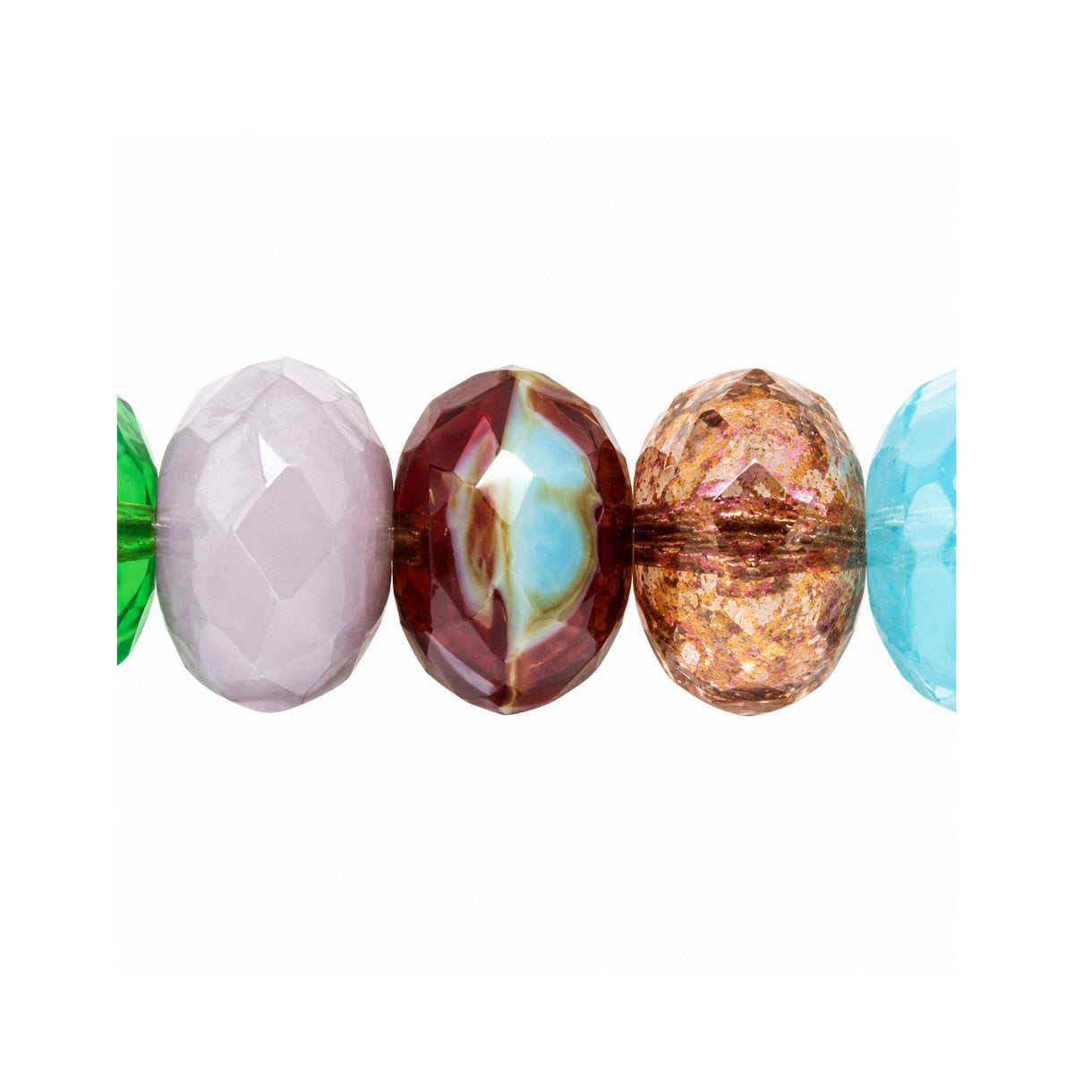 Special Cut Faceted Fire Polished Beads, X2651 (x2651), Glass, Czech Republic
