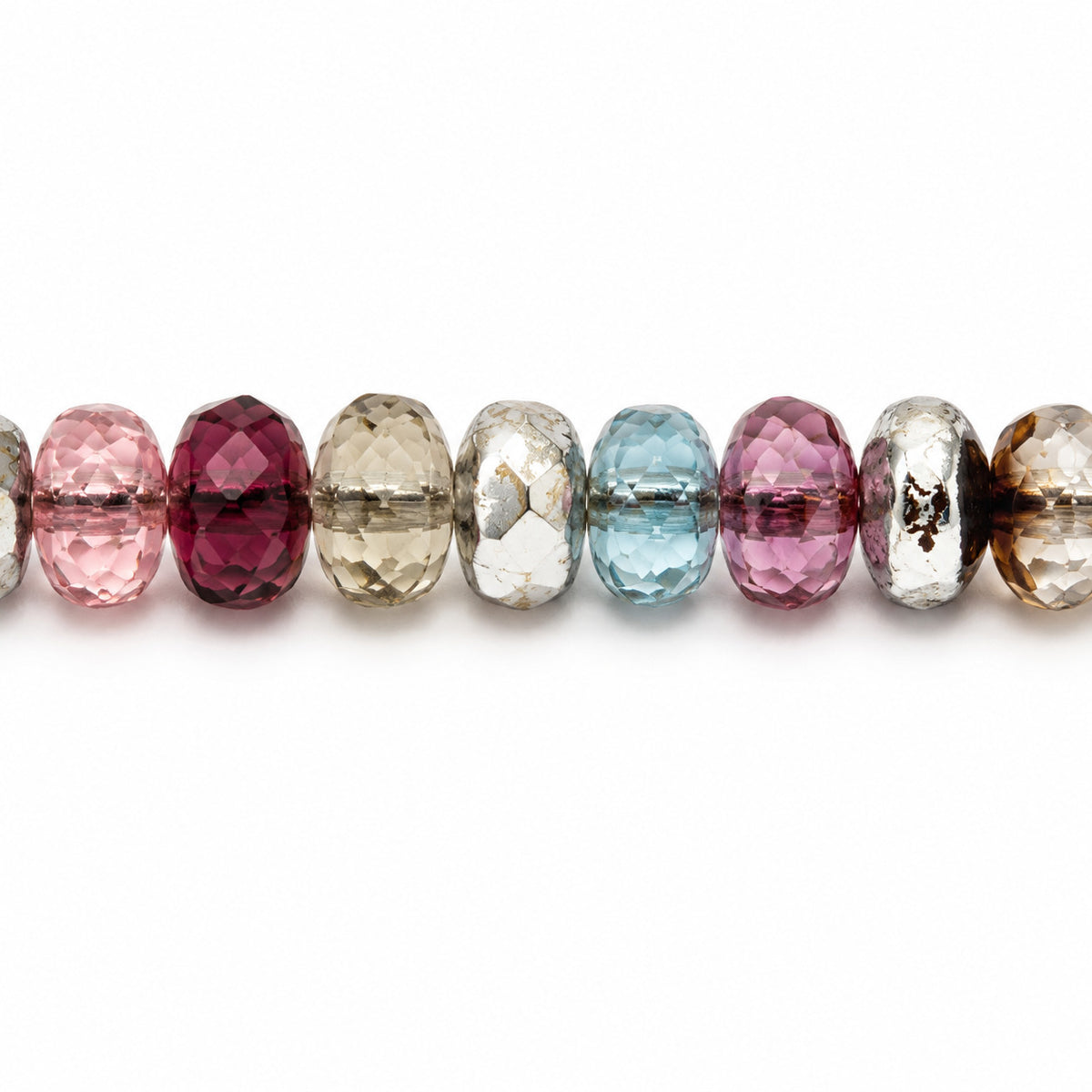 Special Cut Faceted Fire Polished Beads, X2746 (x2746), Glass, Czech Republic