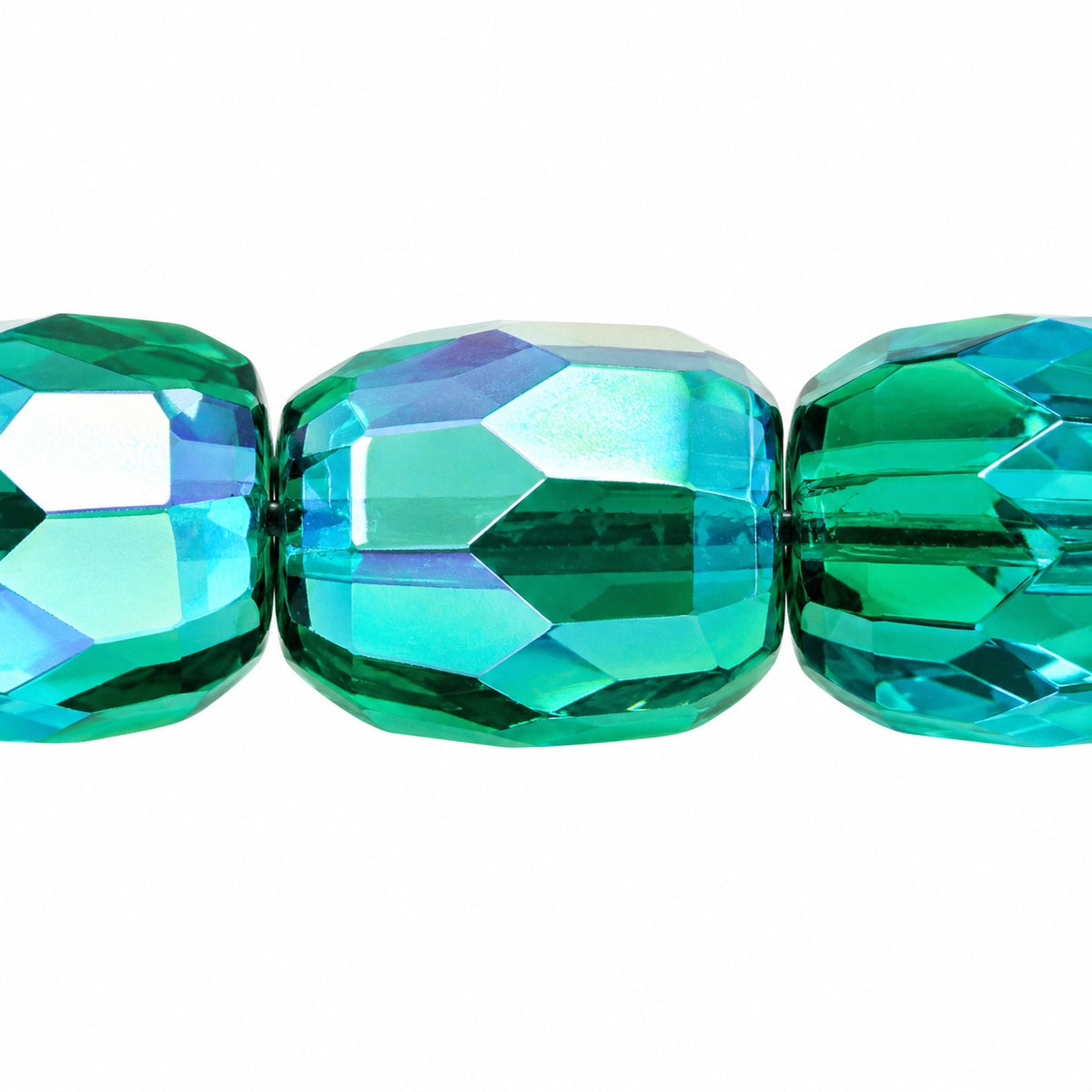 Faceted Fire Polished Beads Special Cut, T0150 Ab (t0150-28701), Glass, Czech Republic