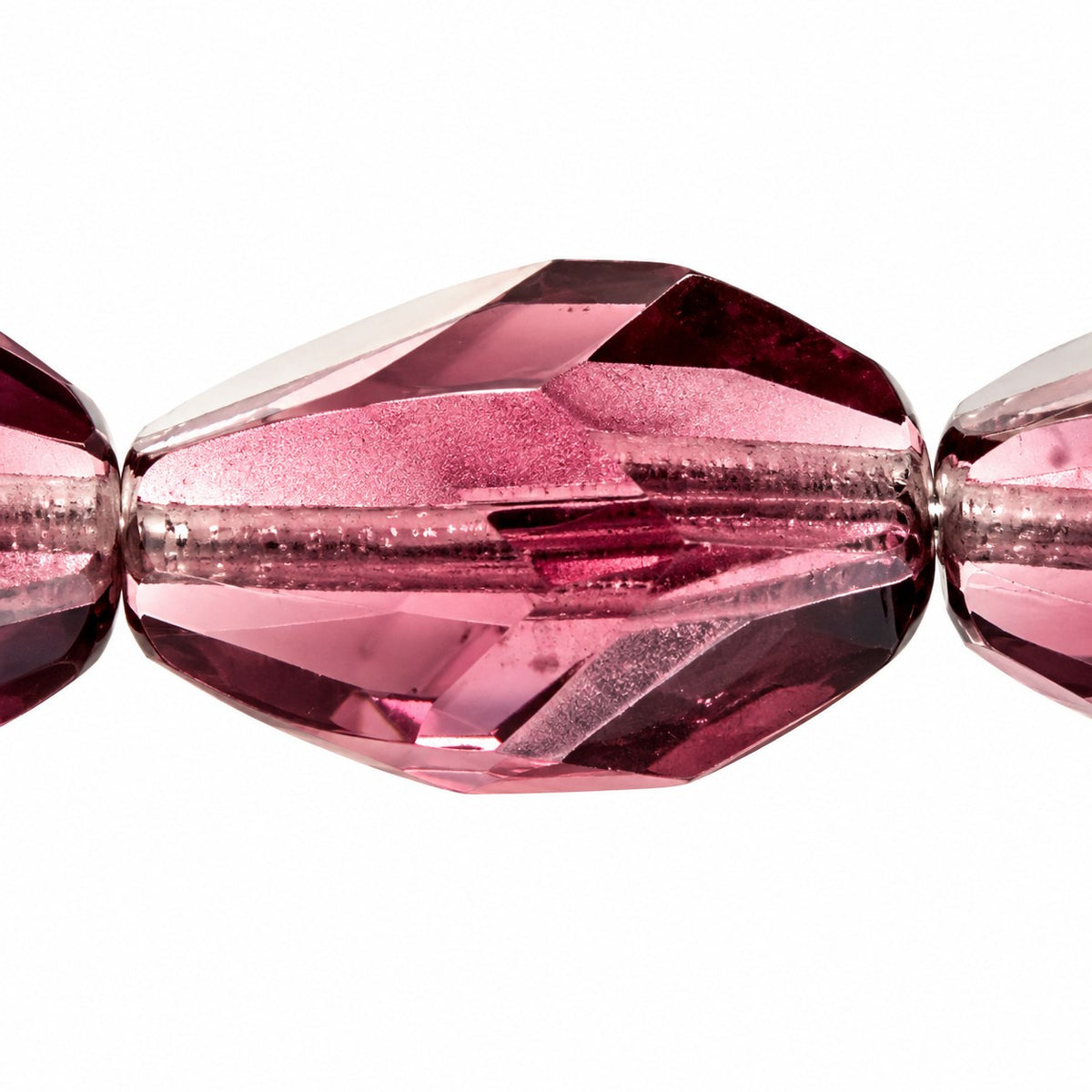 Faceted Special Cut Beads, Transparent Light Amethyst (20050), Glass, Czech Republic