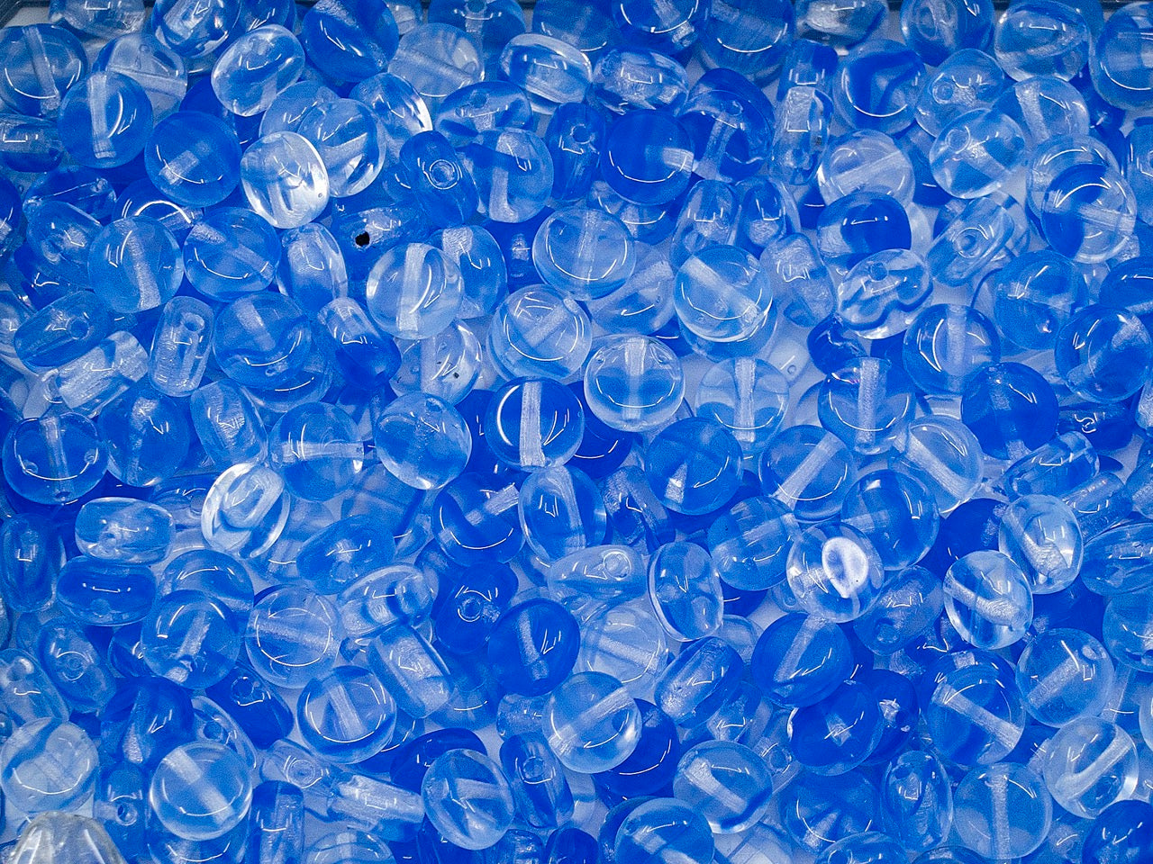 OUTLET Pressed Beads, mm, Glass, Czech Republic