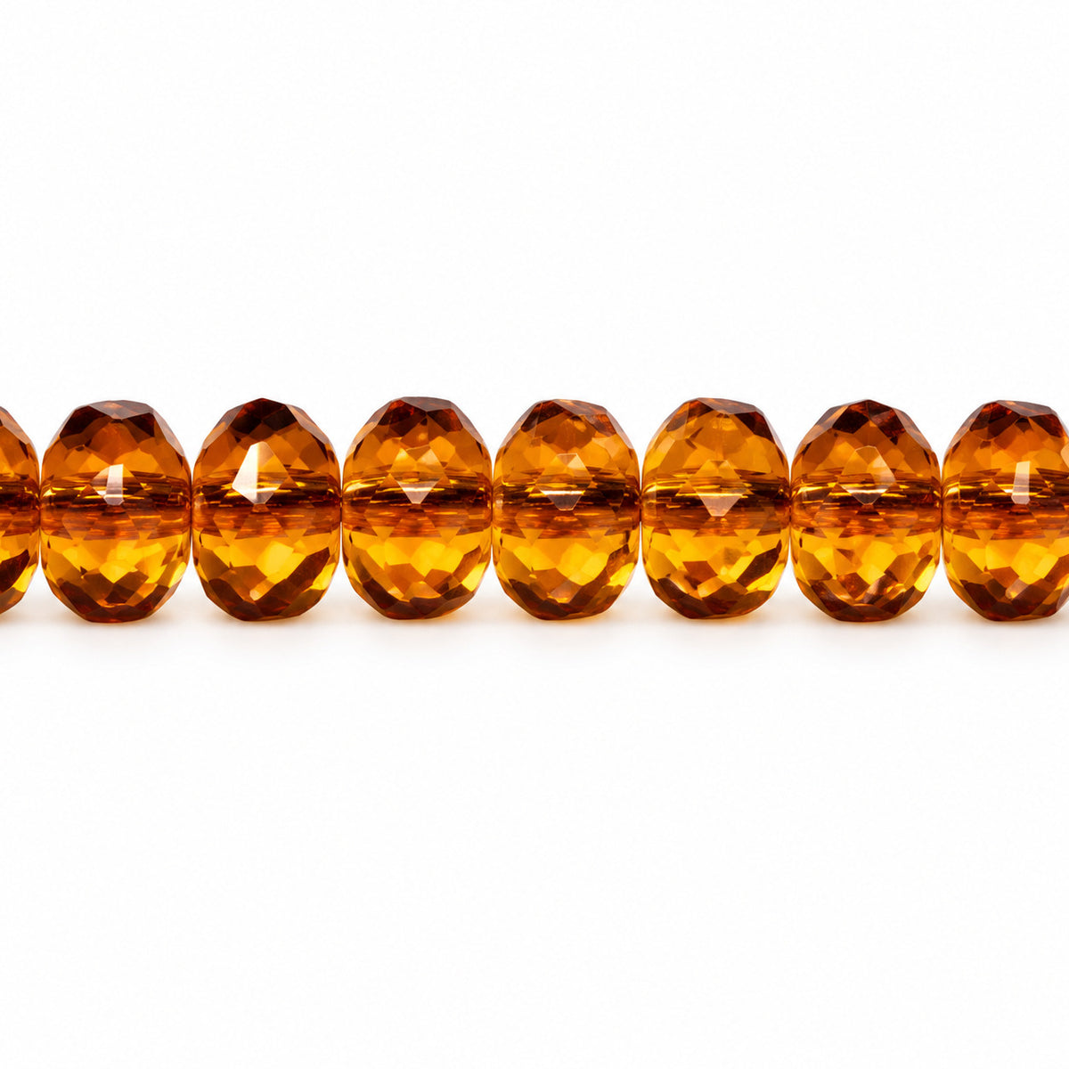 Special Cut Faceted Fire Polished Beads, Transparent Green (50319), Glass, Czech Republic