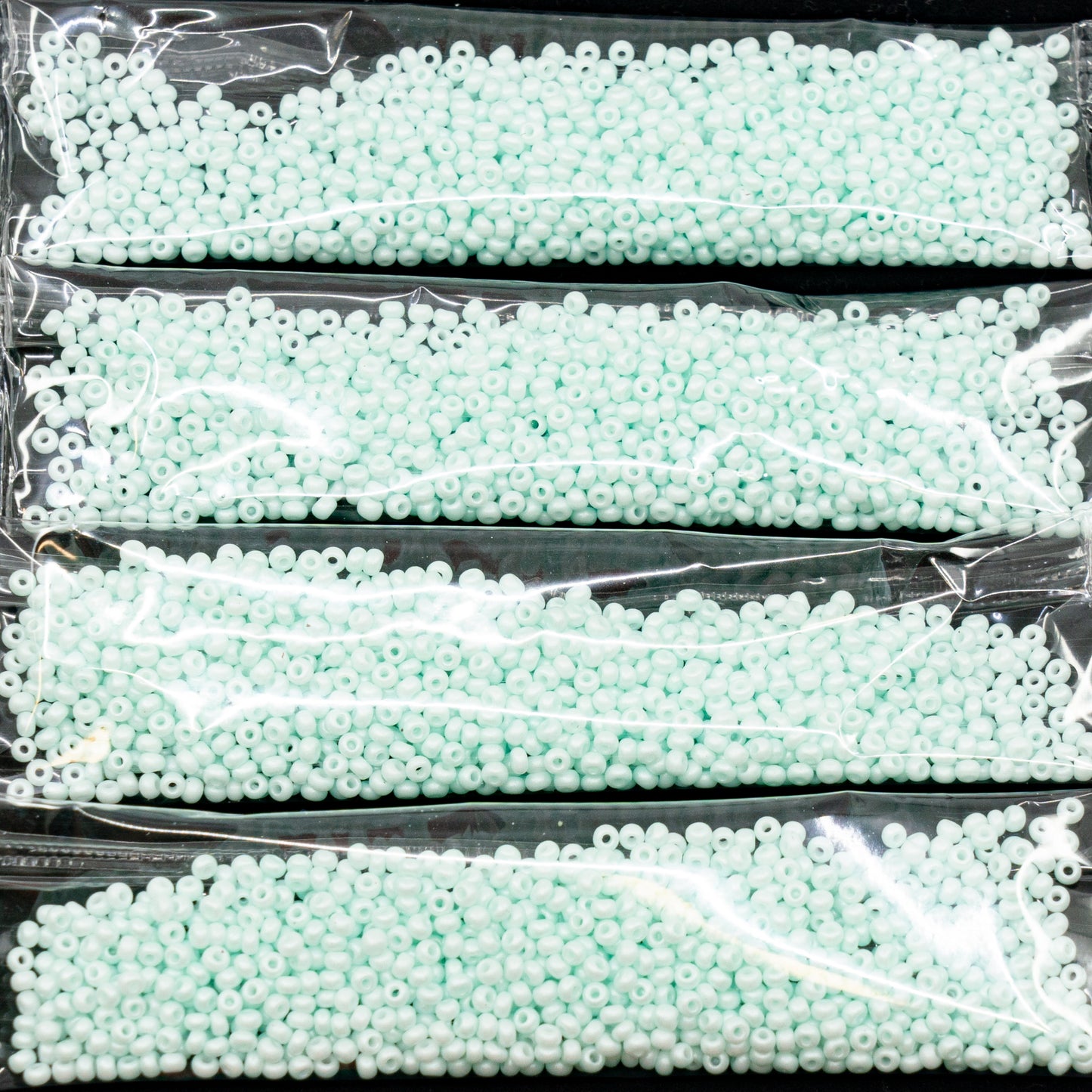 奥特莱斯 10克宝仕奥莎Ornela种子珠,圆孔,散装,11/0,珍珠绿松石蓝色77(03050-77752),玻璃,捷克共和国