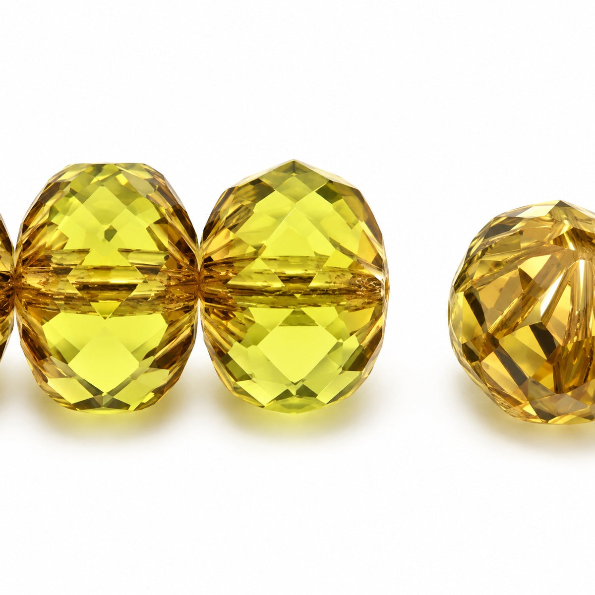 Special Cut Faceted Fire Polished Beads, Transparent Green Purple (50220-15726), Glass, Czech Republic