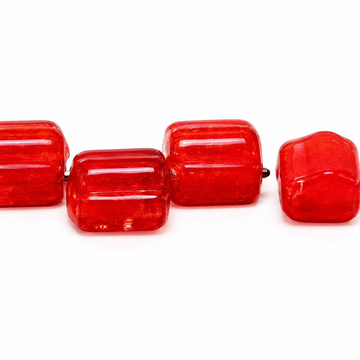 2-Hole Square Beads, X1769 (x1769), Glass, Czech Republic
