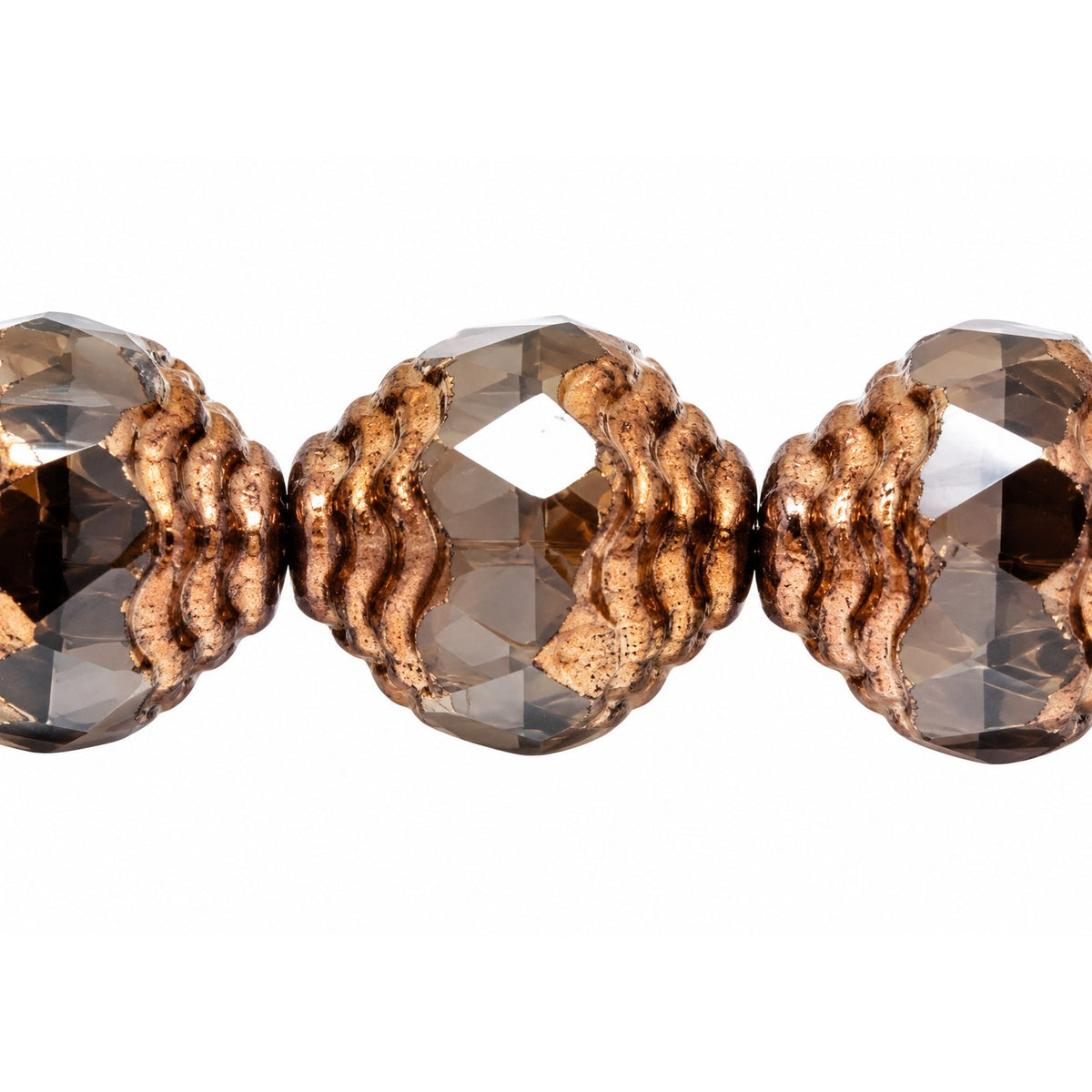 Special Cut Faceted Fire Polished Beads, X1111 Luster Violet Full Coated (x1111-14496), Glass, Czech Republic