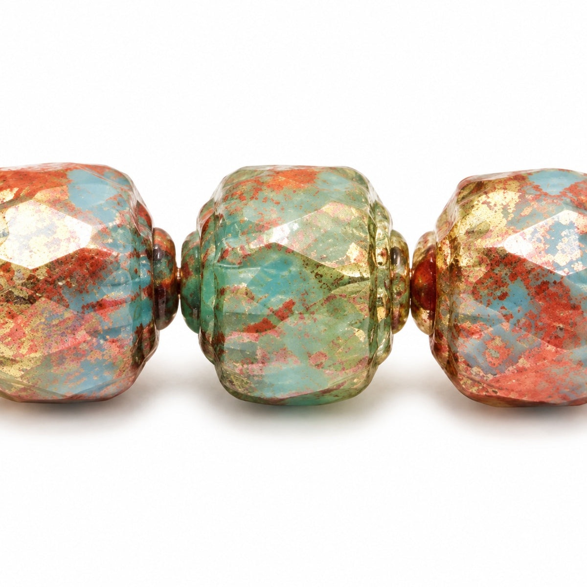 Cathedral Faceted Fire Polished Beads Special Cut, X3200 47903 (x3200-47903), Glass, Czech Republic