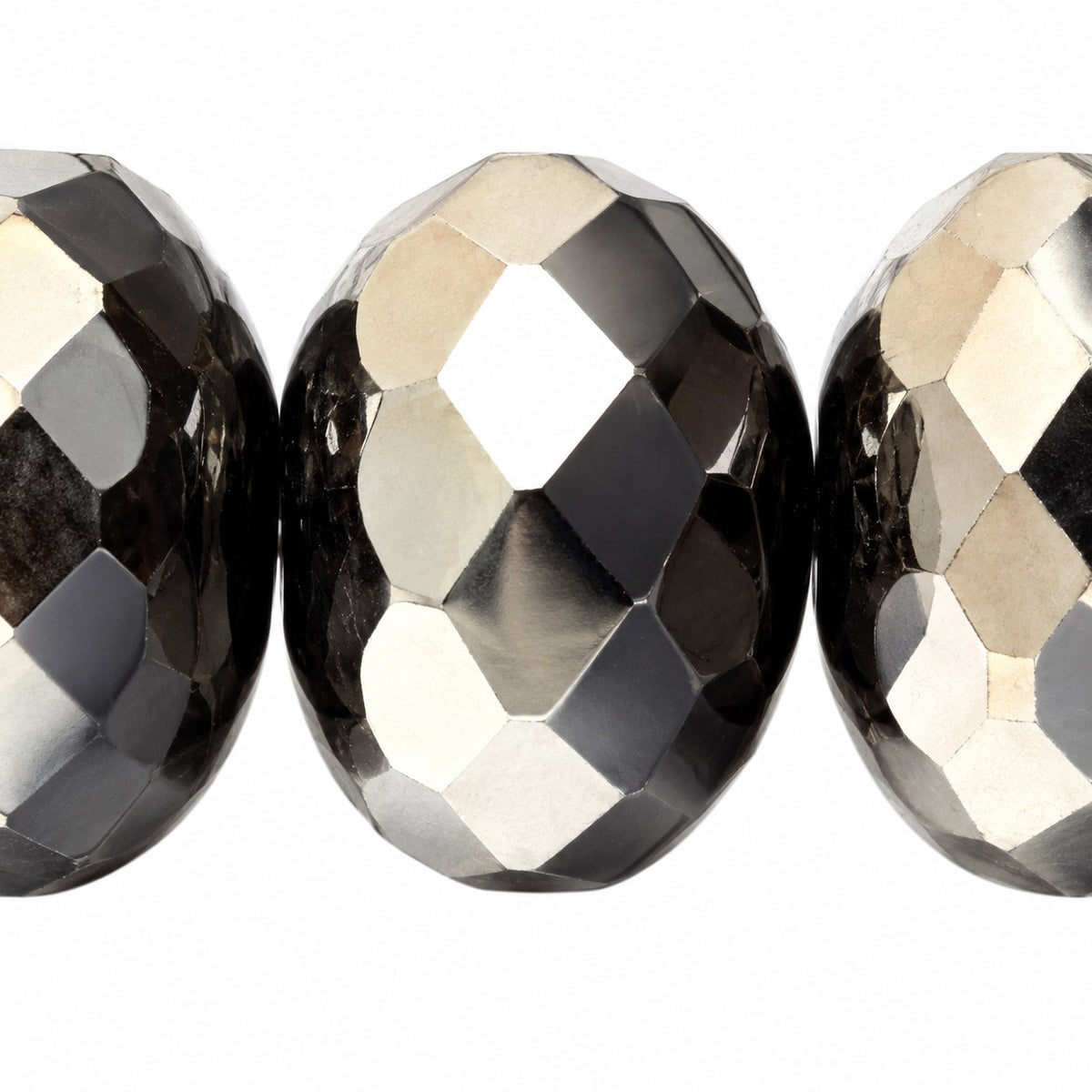 Special Cut Faceted Fire Polished Beads, Black 27501 (23980-27501), Glass, Czech Republic