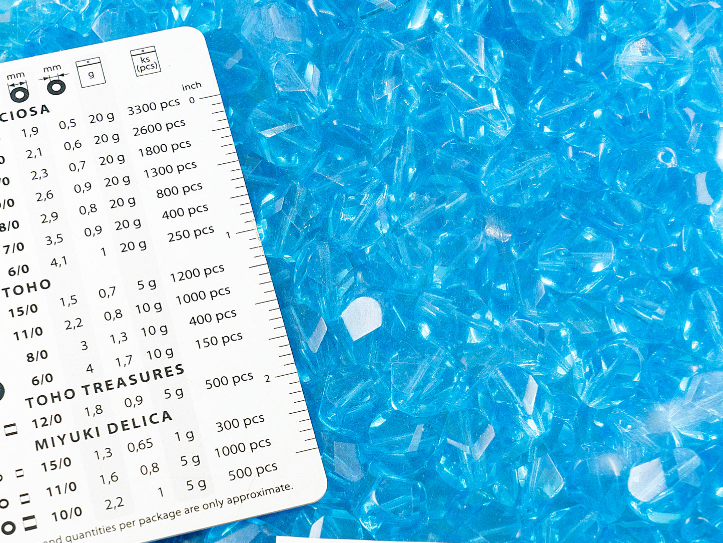 アウトレット 250g ファセット加工 ファイアポリッシュ ラウンドビーズ 12 x 12 mm 透明アクア (60010) ガラス チェコ共和国